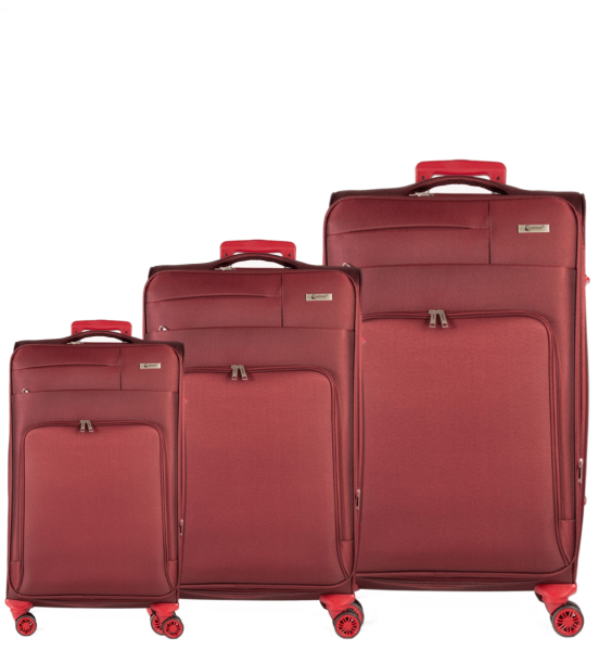 Βαλίτσα CARDINAL 3700 SET3 Κόκκινο