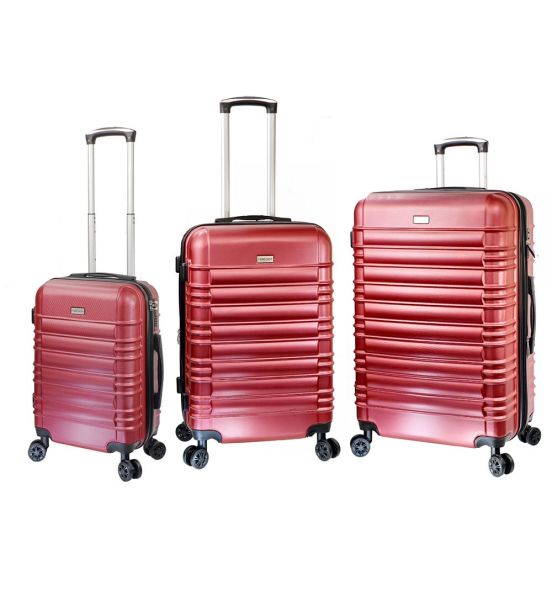 Βαλίτσα FORECAST DQ2207 SET3-κόκκινο