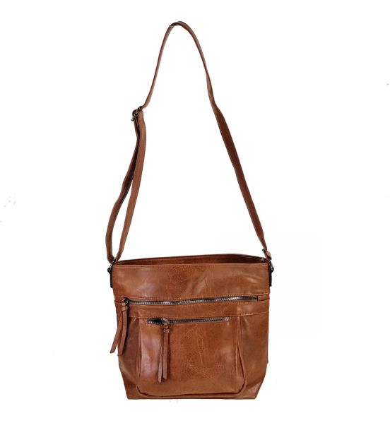 Γυναικεία Τσάντα Ώμου / Χιαστί OEM B8236-brown