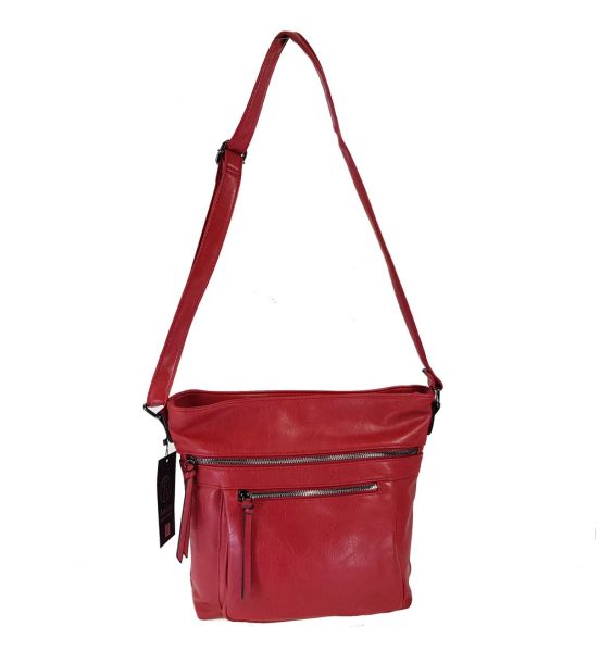 Γυναικεία Τσάντα Ώμου / Χιαστί OEM B8236-red