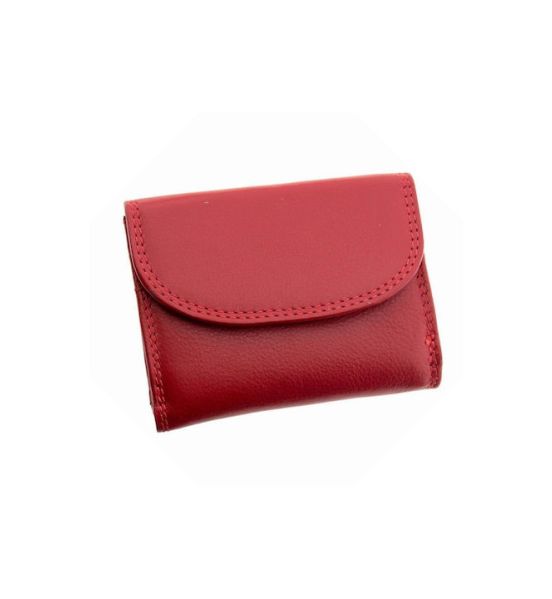 Δερμάτινο μικρό πορτοφόλι FOREST 1193 κόκκινο