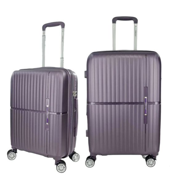 Βαλίτσα FORECAST DQ134-18 SET2 Μικρή+Μεσαία-purple