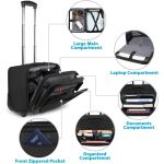 Επαγγελματική Τσάντα με Ρόδες Pilot Matein 1304/45cm 17,3″ Laptop Business Travel Μαύρο