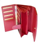 Δερμάτινο Γυναικείο Πορτοφόλι LAVOR 1-6068-red