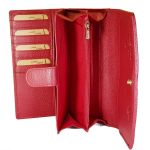 Δερμάτινο Γυναικείο Πορτοφόλι LAVOR 1-6068-red