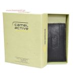 Πορτοφόλι Καρτοθήκη CAMEL ACTIVE 253-706-60 Niagara δερμα μαύρο