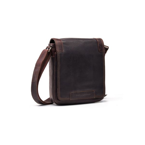 Ανδρικό Δερμάτινο Τσαντάκι Ώμου Chesterfield C48.182801 Καφέ | Wax Pull Up, Compact & 2 Κεντρικές Θέσεις