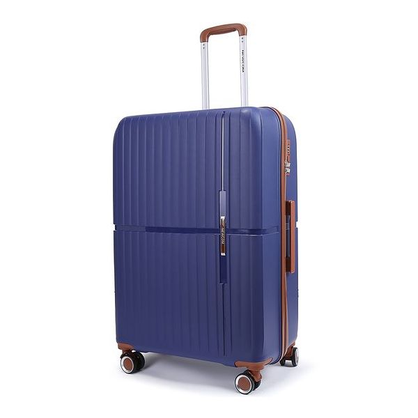 Μεγάλη Άθραυστη Βαλίτσα 76x29x49 Newcom N1596-70 Μπλε | Πολυπροπυλένιο 23 Κιλών και Άνω Αεροπλάνου