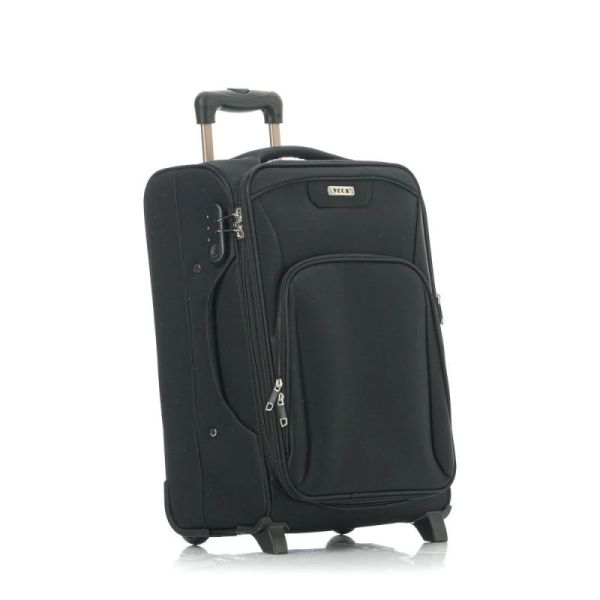 Βαλίτσα Καμπίνας RCM 16108-20 Μαύρο 55x37x24 – Ελαφριά & Ιδανική για Aegean & American Airlines