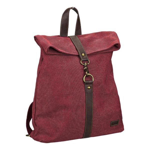Σακίδιο Πλάτης Rolltop RCM 17400 Μπορντό Αδιάβροχο με Θήκη Laptop 14