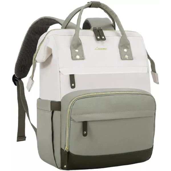 Γυναικείο Σακίδιο Πλάτης Lovevook MB2046 15.6″ Beige/Light Green | Επαγγελματικό & Ταξιδίου | Αντικλεπτικό Backpack