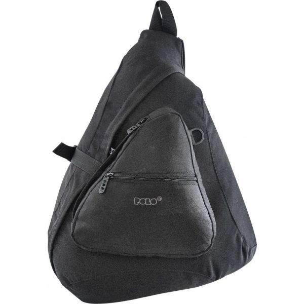 Σακίδιο Πλάτης Χιαστί Crossbody POLO 907960 Μαύρο 15L – Ασφάλεια & Urban Στυλ