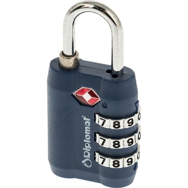 Λουκέτο βαλίτσας TSA με συνδυασμό DIPLOMAT ACLOCK3