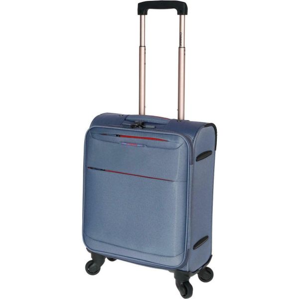 Βαλίτσα Καμπίνας Diplomat ZC6040-S Μπλε 55x40x20 The Athens Collection – 38L | Ιδανική για Ryanair & Aegean