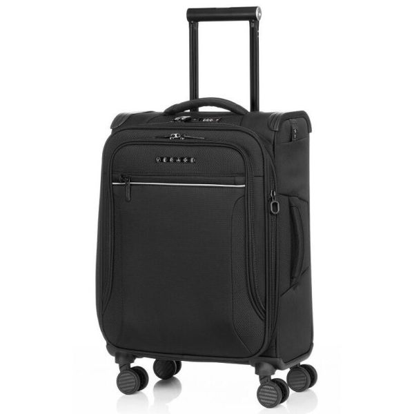 Βαλίτσα Καμπίνας Verage Toledo VG21002-S Μαύρο 55cm 45L | Premium – Ελαφριά Με Φακό & 4 Ρόδες