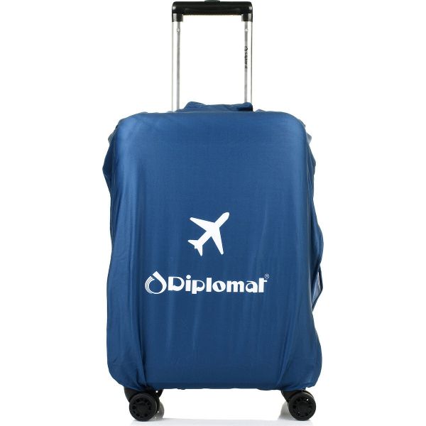 Κάλυμμα Μεγάλης Βαλίτσας Diplomat ACOV-L Μπλε – Spandex 62-78cm – Κατά των Γρατζουνιών – Εύκολη Εφαρμογή & Αναγνώριση