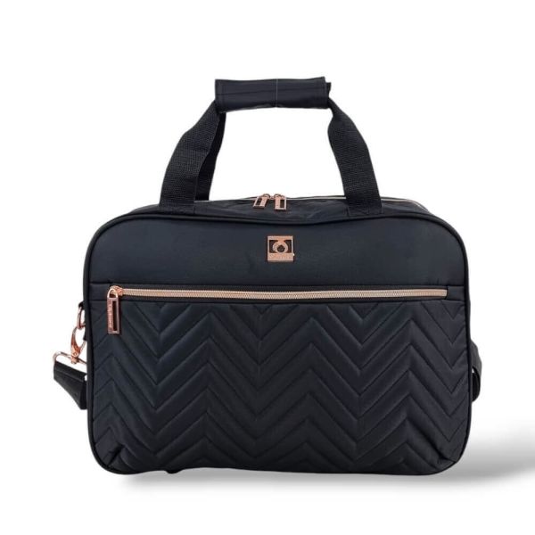 Τσάντα Ταξιδίου Diplomat Monaco ZC9001-40 Μαύρο 40x28x15 | 16L Χειραποσκευή Καμπίνας για Κάτω από το Κάθισμα