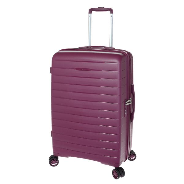 Μεσαία Βαλίτσα 65x42x25 Verage GM24010W  Φούξια – Πολυπροπυλένιο με TSA | Σκληρή για 20-23 Κιλά (Επεκτάσιμη)
