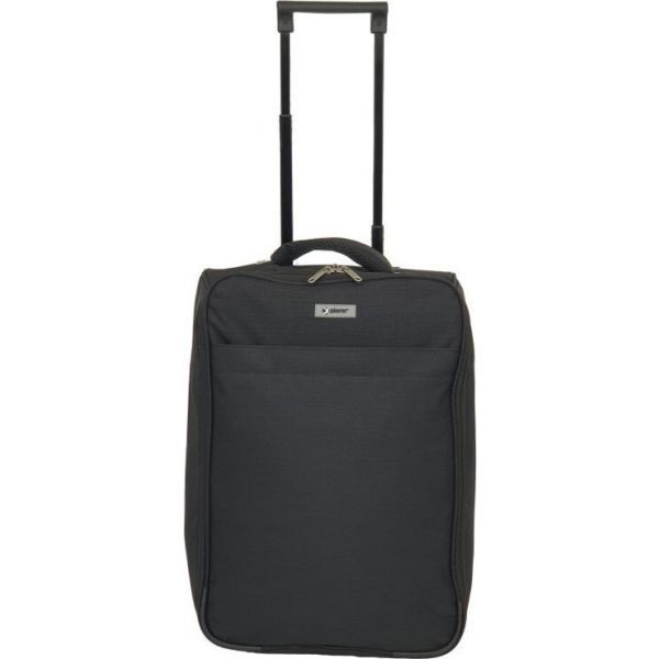 Βαλίτσα Καμπίνας XPLORER 0524 Μαύρο 52x35x20 - Ελαφριά 1,9kg, Ιδανική για Όλες τις Αεροπορικές