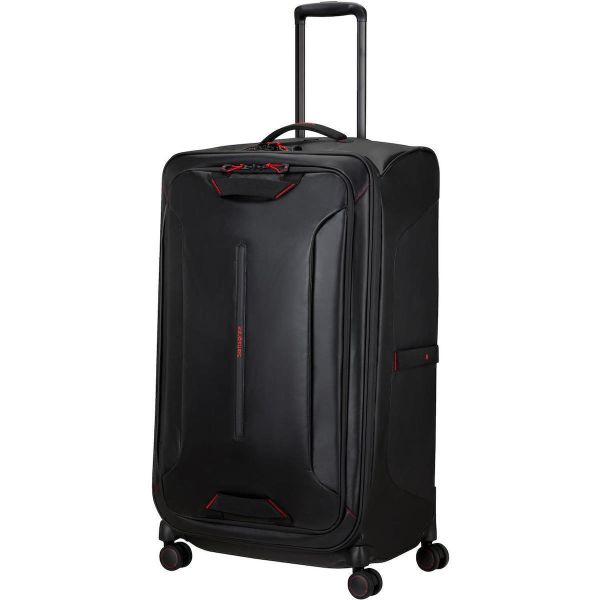 Premium Βαλίτσα / Τροχοτσάντα Samsonite Ecodiver 140886-1041 Μαύρη 79cm 117L | 4 Διπλές Ρόδες & 100% Αδιάβροχη