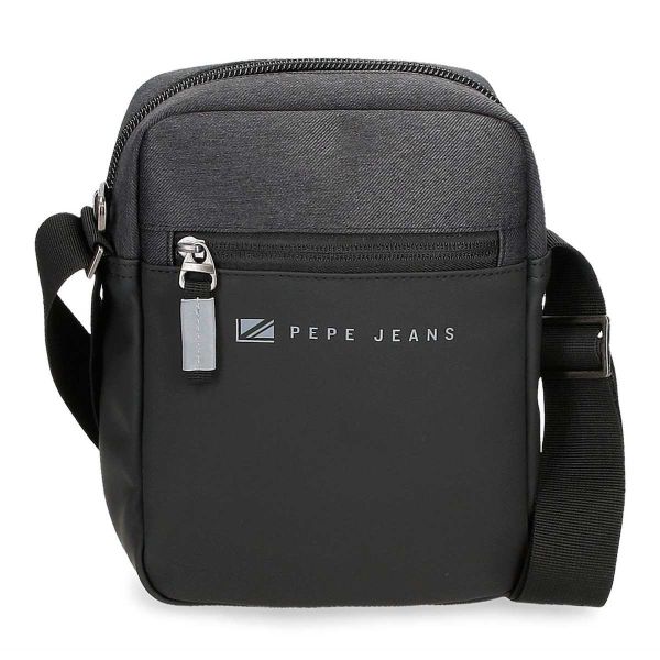 Ανδρικό Τσαντάκι Ώμου & Χιαστί Pepe Jeans Jarvis 7125431 Μαύρο |  Premium Επώνυμο Τσαντάκι Καθημερινό