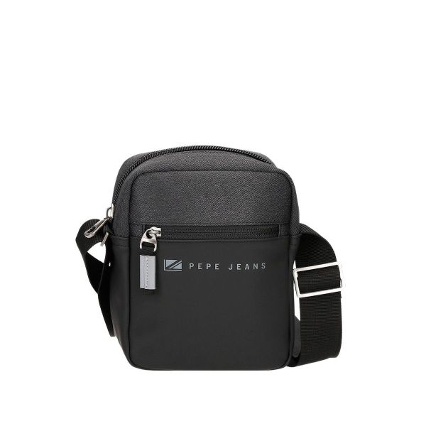Μικρό Ανδρικό Τσαντάκι Ώμου Pepe Jeans Jarvis 7125131 Μαύρο | Πρακτικό & Compact | Ιδανικό για Smartphone