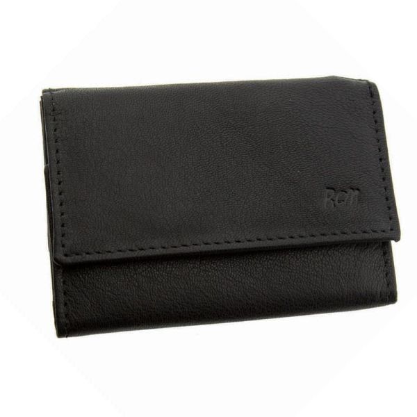Δερμάτινο Μικρό Πορτοφόλι RCM Z19 Μαύρο με RFID Προστασία