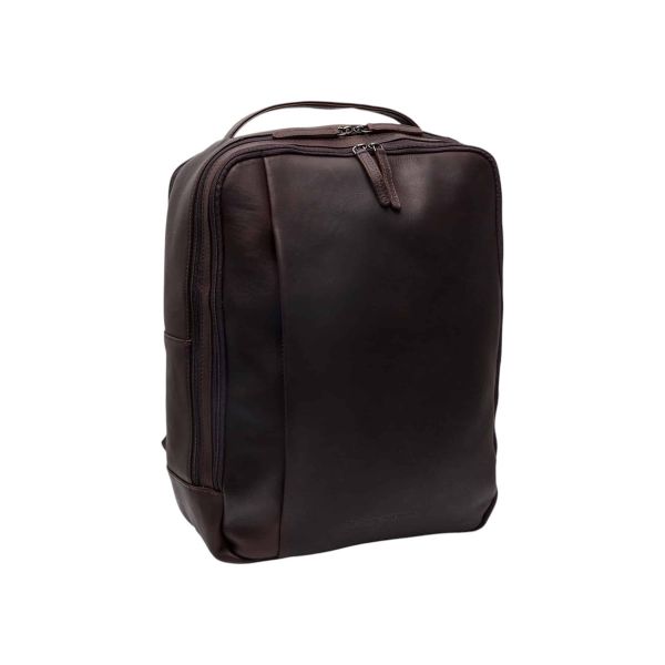 Δερμάτινο Επαγγελματικό Σακίδιο Πλάτης Chesterfield Soraja C58.700001 Καφέ – με 3 Διαμερίσματα & Wax Pull-Up Δέρμα