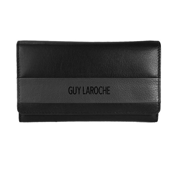 Δερμάτινο Γυναικείο Πορτοφόλι Guy Laroche 23917 Μαύρο με RFID Προστασία – Premium Ποιότητα & Ασφάλεια – Πολυτέλεια & Κομψότητα