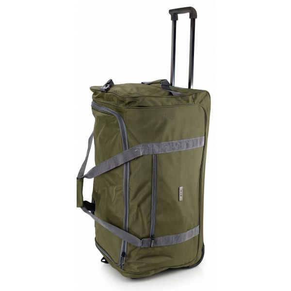 Σάκ Βουαγιάζ με Ρόδες Μεγάλο RCM 3081-28 Πράσινο 73cm – Ανθεκτικό, Αδιάβροχο, 94L