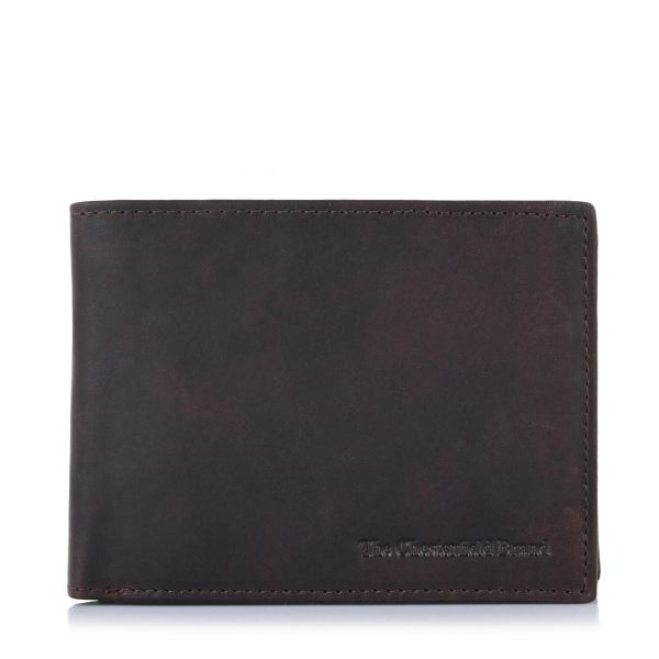 Δερμάτινο Ανδρικό Πορτοφόλι Chesterfield C08.0204A01 Καφέ με RFID Προστασία – Premium Wax Pull Up Δέρμα
