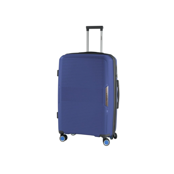 Μεγάλη Βαλίτσα Dielle 180-70 (75cm) Μπλε 114L |  Πολυπροπυλένιο, 4 Διπλά Ροδάκια | Για Check in 23+ Κιλά