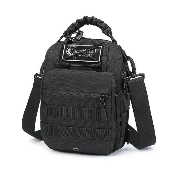 Στρατιωτικό Τσαντάκι Ώμου/Στήθους Tactical Cardinal MT4050 Μαύρο | Απόλυτη Αντοχή 1000D & Χωρητικότητα 5.7L