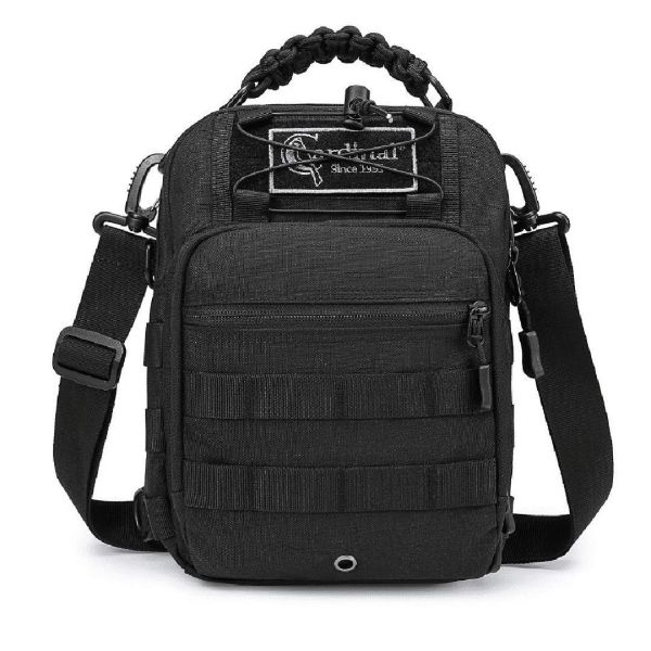 Στρατιωτικό Τσαντάκι Ώμου & Στήθους Tactical Cardinal MT4060 Μαύρο | Απόλυτη Αντοχή 1000D & Χωρητικότητα 7.6L