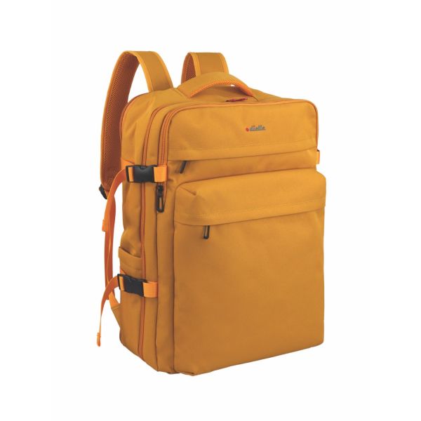 Ταξιδιωτικό Σακίδιο Πλάτης Dielle 414M 47L 55x40x20 Κίτρινο – Ιδανικό για Χειραποσκευή