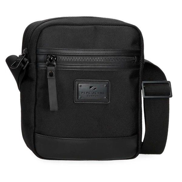 Premium Ανδρικό Τσαντάκι Ώμου & Χιαστί Pepe Jeans Blackmore  7055542 Μαύρο | με 4 Θήκες | Κομψό & Ανθεκτικό
