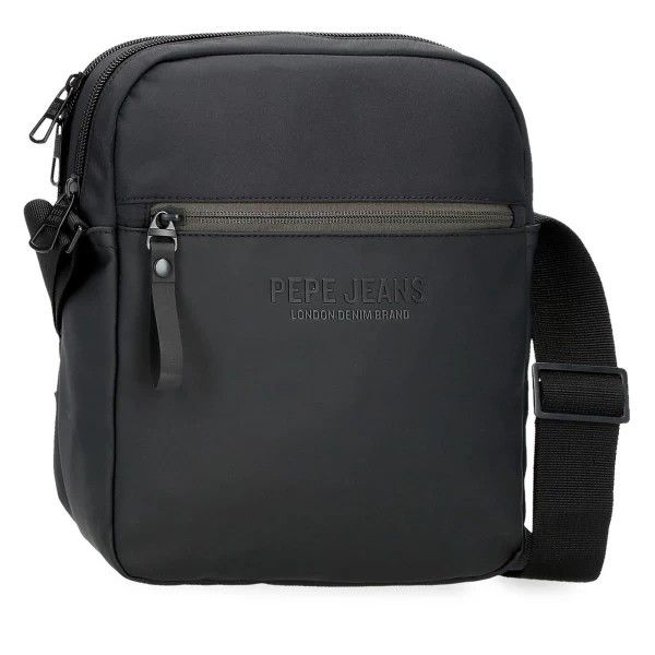 Premium Ανδρικό Τσαντάκι Ώμου Pepe Jeans Sail Up 7175741 Μαύρο | με Θήκη Tablet & 2 Κεντρικές Θήκες