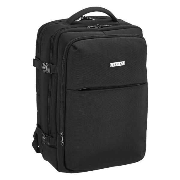 Επεκτεινόμενο Σακίδιο Πλάτης RCM 4462 Μαύρο για Laptop 15.6”,με USB Θύρα - Ιδανικό για Δουλεία & Ταξίδια