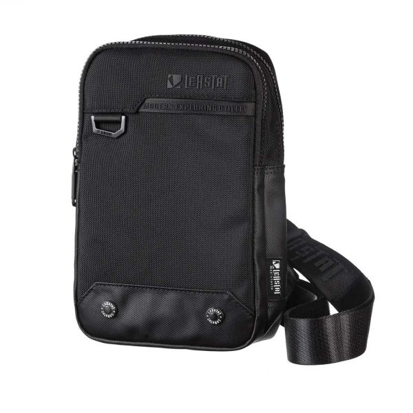 Ανδρικό Τσαντάκι Χιαστί Στήθους Leastat 9010 Crossbody Μαύρο – Αδιάβροχο Cordura Bodybag