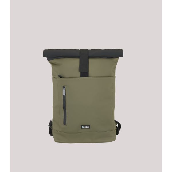 Σακίδιο Πλάτης Roll-Top Paulter 6002-S Χακί – 100% Αδιάβροχο με Θέση Laptop 14’’ – Μοντέρνο & Ανθεκτικό