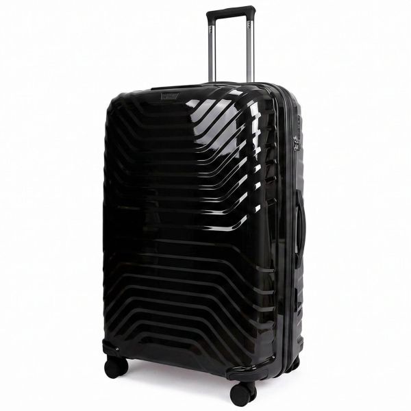 Βαλίτσα XL 86x36/41x56 Cardinal 7000 Μαύρο 163L | Τεράστια Βαλίτσα από Πολυπροπυλένιο | Ιδανική για 30+ Κιλά