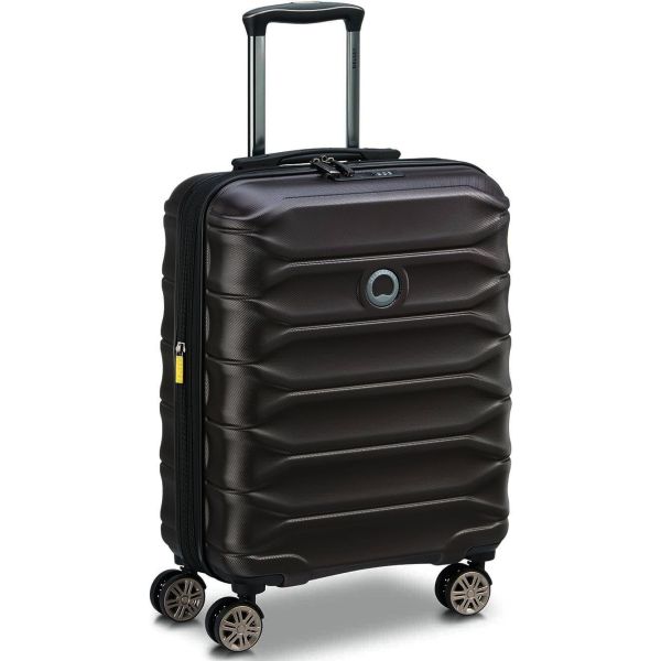 Βαλίτσα Καμπίνας 55x40x20 DELSEY METEOR 3869803 Μαύρο – Premium ABS/Polycarbonate, για Όλες τις Αεροπορικές