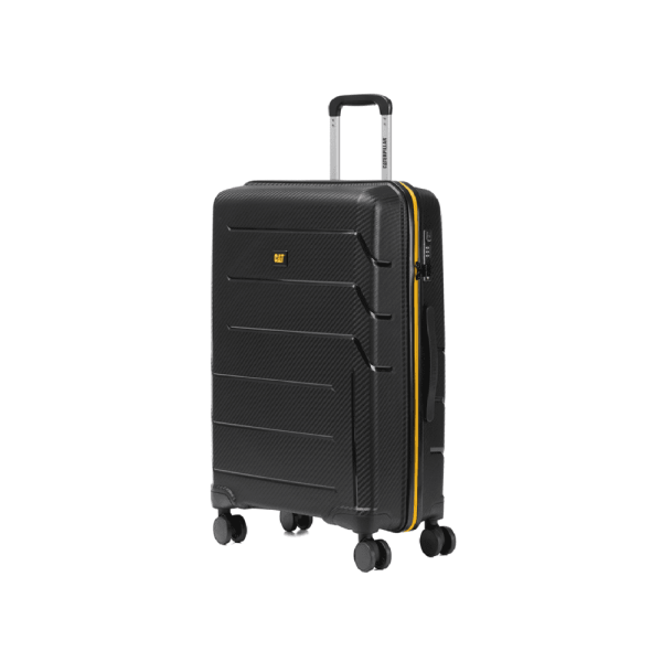 Βαλίτσα Μεσαία Caterpillar Venture 84922-01 Μαύρη – Πολυπροπυλένιο | Ελαφριά 3.5kg & Ανθεκτική για Έως 20kg
