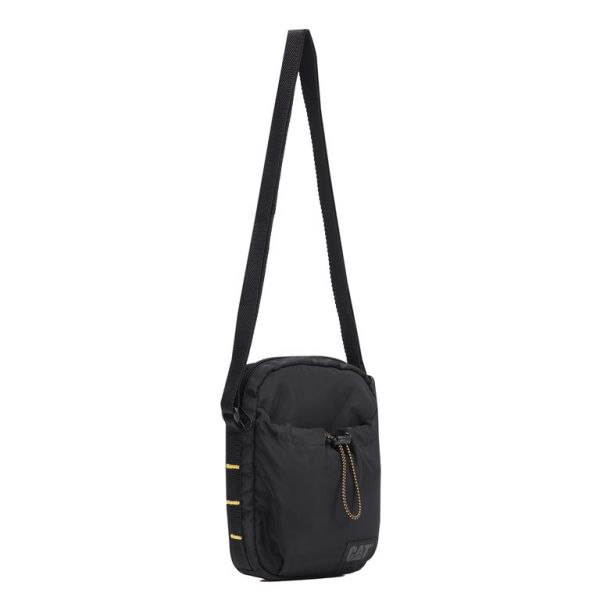 Τσαντάκι Ώμου Caterpillar Μικρό 84992-80 Montana Utility Bag Μαύρο | Υδατοαπωθητικό – Άμεση Πρόσβαση & Minimal Design