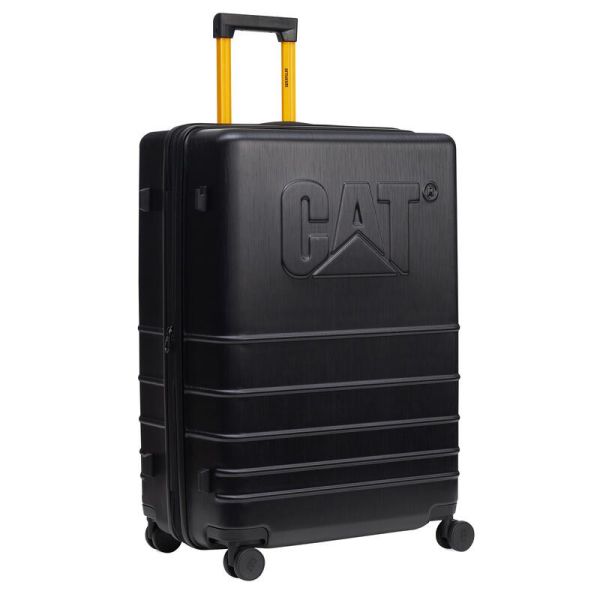 Μεγάλη Βαλίτσα 75x52x32 Caterpillar 85034-01 Μαύρο 100L | ABS/PC Premium Ανθεκτική | Ιδανική για 23kg & Άνω
