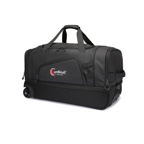 Μικρή Τροχοτσάντα Ταξιδιού Cardinal 8506 55cm Μαύρο 48L | Αδιάβροχο | Διπλός Πάτος & Ενισχυμένες Ραφές
