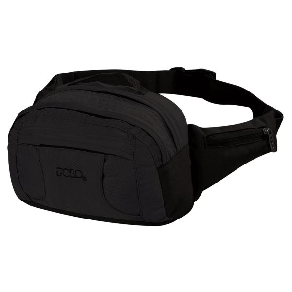 Ανδρικό Τσαντάκι Μέσης POLO 908002 SUPREME Μαύρο – για Απαιτητική Χρήση & με Ενισχυμένη Πλάτη