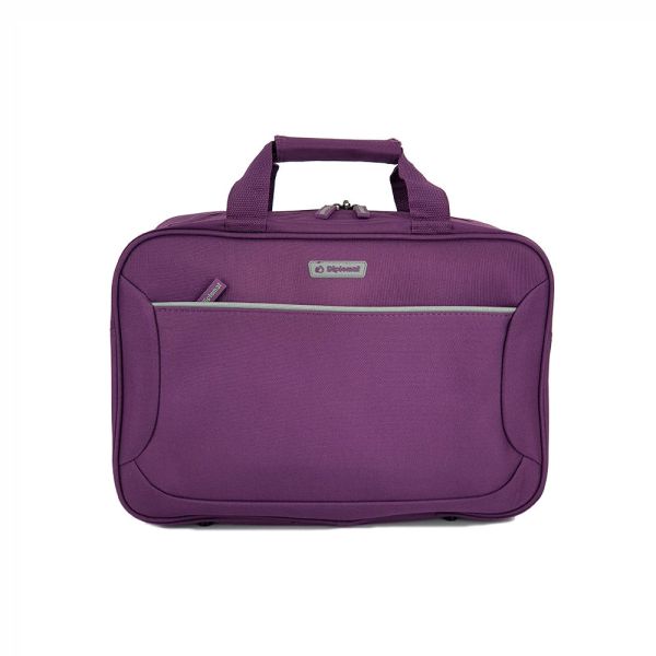 Τσάντα Καμπίνας Diplomat 40x28x15 ZC3002-40 Flight Bag Μωβ | Χειραποσκευή για Κάτω από το Καθίσμα – Συμβατή με Όλες τις Αεροπορικές
