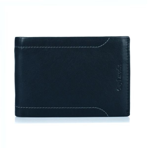 Ανδρικό Δερμάτινο Πορτοφόλι Guy Laroche 62902 Dark Blue | Για Ταυτότητα – RFID Προστασία | 7 Θέσεις Καρτών