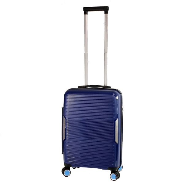 Βαλίτσα Καμπίνας 55x40x20 Dielle 180-55 Μπλε 35L | Πολυπροπυλένιο με Ιταλική Φινέτσα | Ιδανική για Όλες τις Αεροπορικές